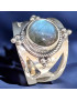 Bague Labradorite Argent 925 Taille 60 (s)