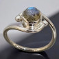 Bague Labradorite Argent 925 Taille 52 (s)