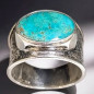 Bague Turquoise Argent 925 Taille 60 (s)