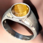 Bague Œil de tigre Argent 925 Taille 62 (s)