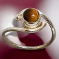 Bague Œil de tigre Argent 925 (s)