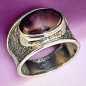 Bague Rubis Etoilé Argent 925 Taille 62 (s)
