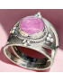 Bague Rubis Etoilé Argent 925 Taille 58 (s)