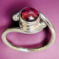Bague Grenat Argent 925 (s)