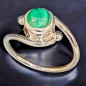 Bague Malachite Argent 925 (s)