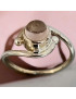 Bague Quartz rose Argent 925 Taille 54 (s)