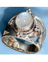 Bague Pierre de lune Argent 925 Taille 56 (s)