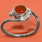 Bague Agate de feu Argent 925 (s)