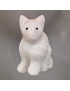 Chat Onyx blanche 6cm