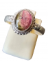 Bague tourmaline melon d'eau argent 925 Taille 59