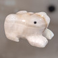 Grenouille Onyx blanche 6cm (s)