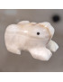 Grenouille Onyx blanche 6cm (s)