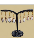 Boucles Coquillages Plaquées or