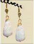 Boucles Coquillages Plaquées or