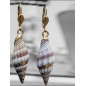 Boucles Coquillages Plaquées or