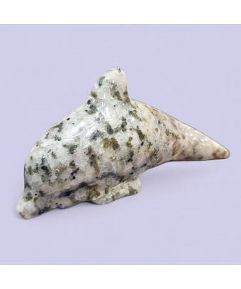 Dauphin Quartz tourmaline 8cm (s)