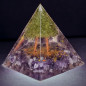 Pyramide Orgonite de protection Améthyste et Arbre Péridot 5cm (s) Pyramide Orgonite de protection Améthyste et Arbre Péridot 5cm (s)