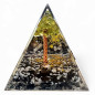 Pyramide Orgonite de protection Obsidienne neigeuse et Arbre Péridot 5cm (s) Pyramide Orgonite de protection Obsidienne neigeuse et Arbre Péridot 5cm (s)