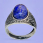 Bague Lapis-lazuli Acier inox (s)