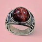 Bague Œil de Taureau Acier inox (s)