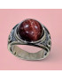Bague Œil de Taureau Acier inox