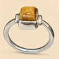 Bague Œil de tigre Argent 925 Taille 49 (s)