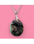 Pendentif Emeraude avec chaîne (s)