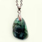 Pendentif Emeraude avec chaîne (s)