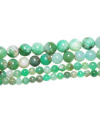 Bracelet Chrysoprase A+ Pierres Rondes