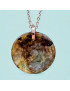 Pendentif Labradorite rond avec chaîne (s)