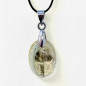 Pendentif Citrine sur cordon réglable (s)