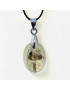 Pendentif Citrine sur cordon réglable