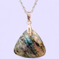Pendentif Labradorite avec chaîne (s)