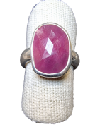 Bague Rubis argent 925 Taille 56