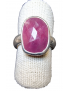 Bague Rubis argent 925 Taille 56