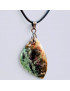 Pendentif Chrysoprase avec cordon (s)