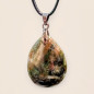 Pendentif Chrysoprase avec cordon