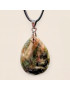 Pendentif Chrysoprase avec cordon