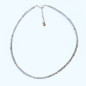 Collier Aigue marine Argent 925 (s)