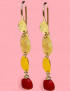 Boucles Corail Argent 925 Plaqué or Vermeil (s)