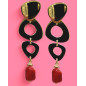 Boucles Corail Argent 925 Plaqué or Vermeil (s)