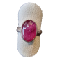 Bague Rubis argent 925 Taille 60