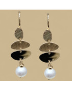 Boucles Perle Argent 925 Plaqué or Vermeil (s)