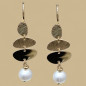 Boucles Perle Argent 925 Plaqué or Vermeil (s)