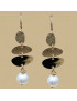 Boucles Perle Argent 925 Plaqué or Vermeil (s)
