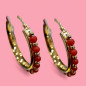 Boucles Corail Argent 925 Plaqué or Vermeil (s)