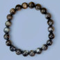 Bracelet Cyanite noire Pierres rondes (s)