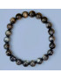 Bracelet Cyanite noire Pierres rondes (s)