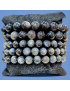Bracelet Cyanite noire Pierres rondes (s)