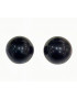 Boucles Onyx Boule Argent 925 (s)